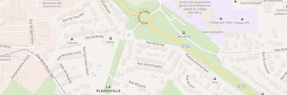 Plan du 105 Rue de Jersey à Saint-Brieuc