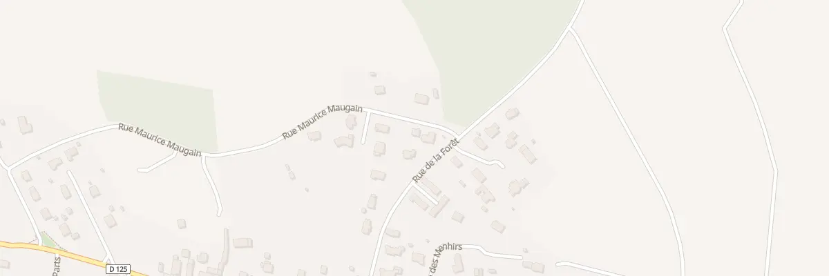 Plan du 2 Lot Coet Lann à Gueltas