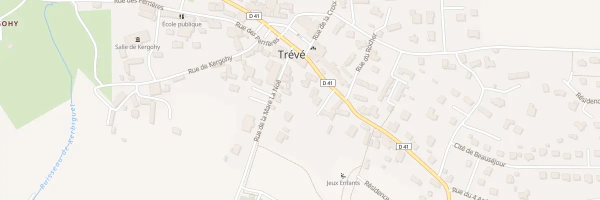 Plan du 10 Rue Jean Sohier à Trévé