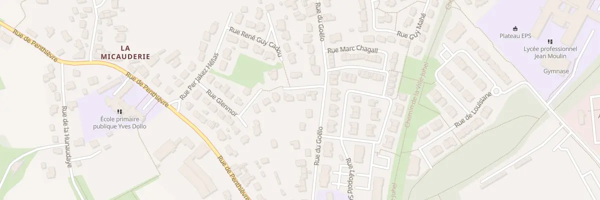 Plan du 3 Rue Jeanne Malivel à Saint-Brieuc