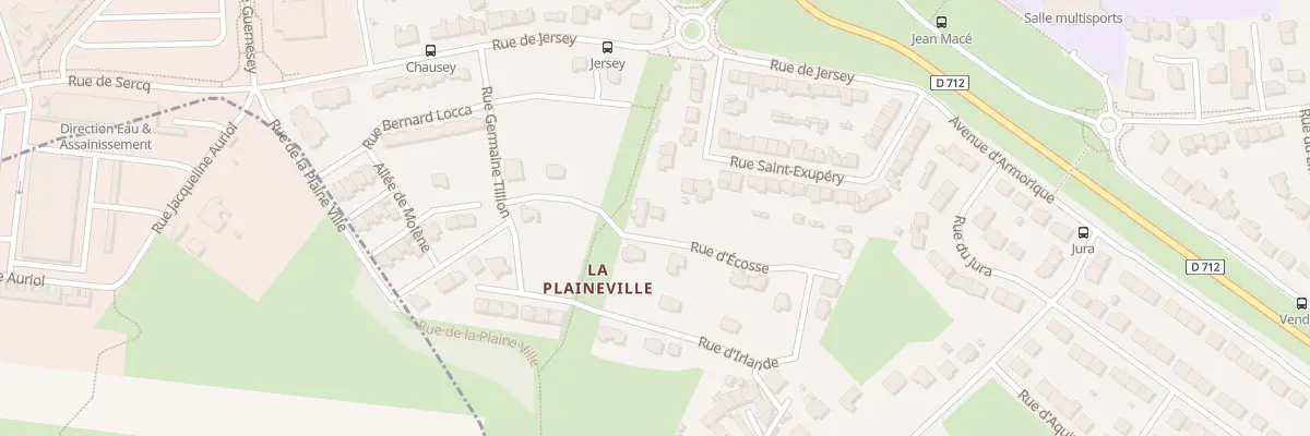 Plan du 4 Rue d’Ecosse à Saint-Brieuc