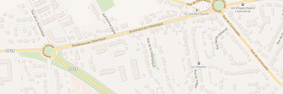 Plan du 6 Rue de La Villemarqué à Saint-Brieuc