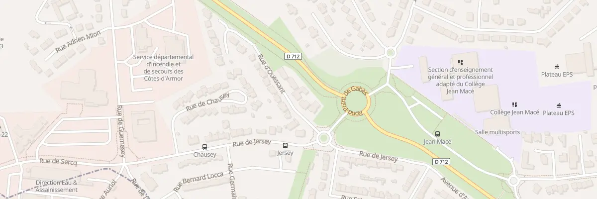 Plan du 6 Rue d’Ouessant à Saint-Brieuc