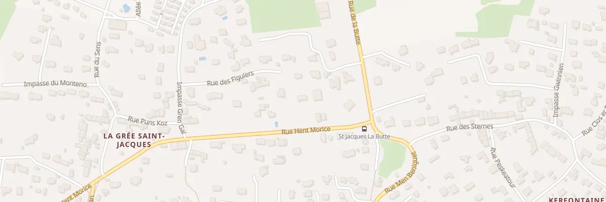 Plan du 6436A Rue Hent Morice à Guer