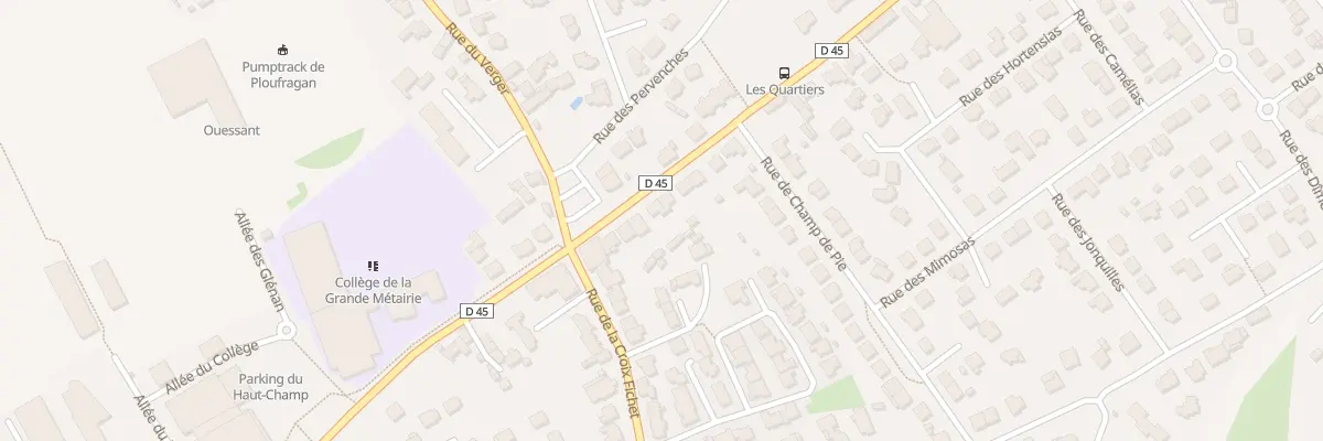 Plan du 8 Rue des Quartiers à Ploufragan