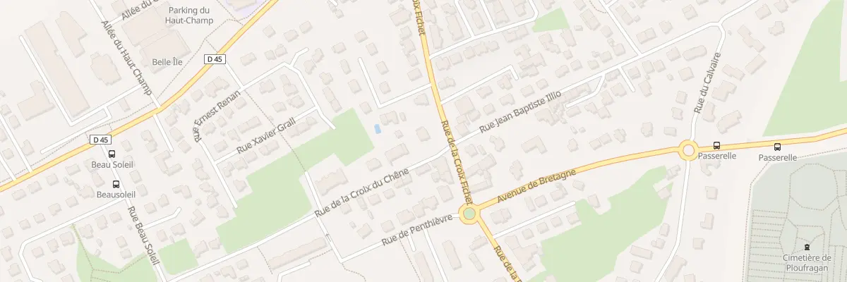 Plan du 2 Rue de la Croix du Chêne à Ploufragan