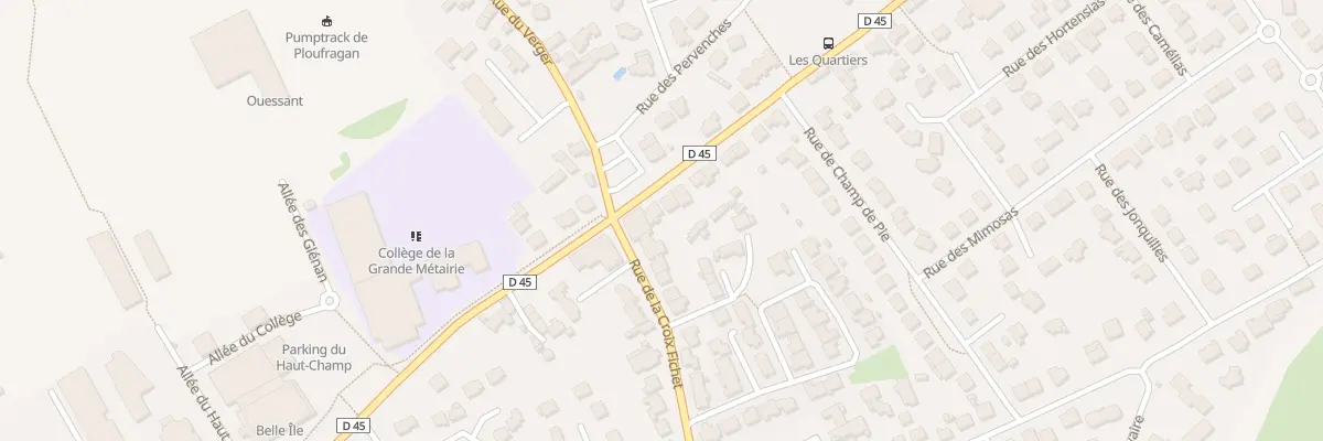 Plan du 2 Rue des Quartiers à Ploufragan