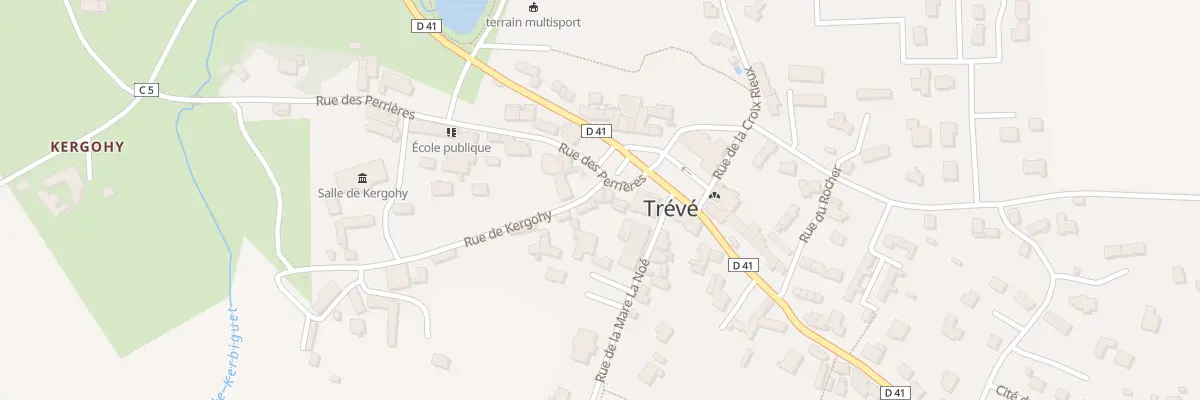 Plan du 7 Pl de la Mairie à Trévé