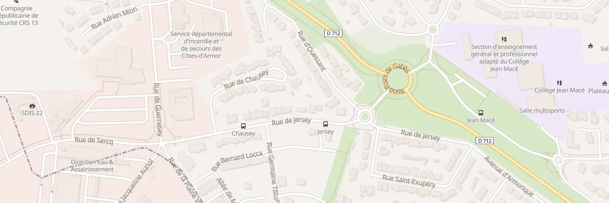Plan du 128 Rue de Jersey à Saint-Brieuc