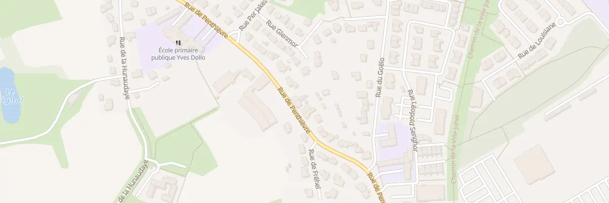 Plan du 22 Rue de Penthièvre à Saint-Brieuc