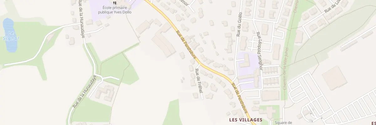 Plan du 33 Rue de Penthièvre à Saint-Brieuc
