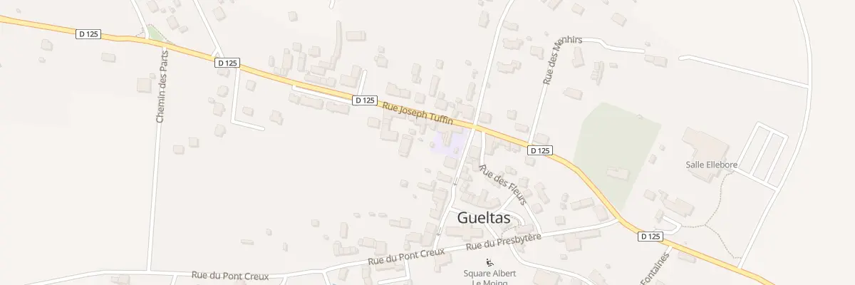 Plan du 5 Rue Joseph Tuffin à Gueltas