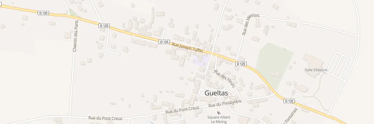 Plan du 7 Rue Joseph Tuffin à Gueltas