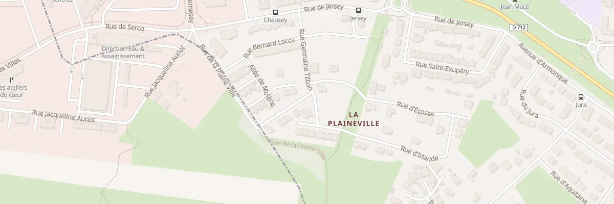Plan du 1 Rue Jean d’Ormesson à Saint-Brieuc