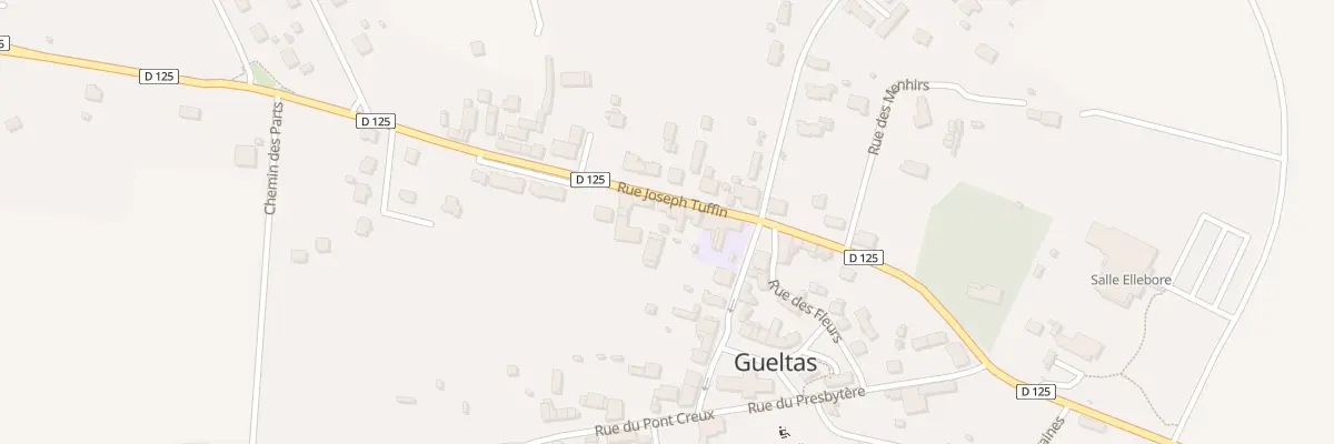 Plan du 9 Rue Joseph Tuffin à Gueltas