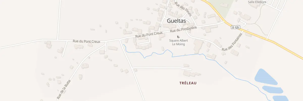 Plan du 4 Cité du Pont Creux à Gueltas