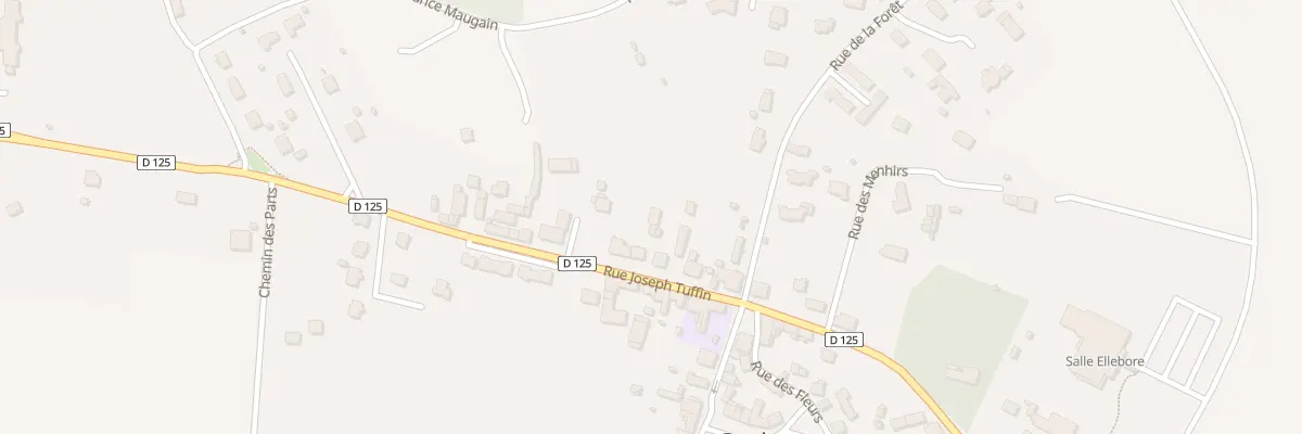 Plan du 14 Rue Joseph Tuffin à Gueltas