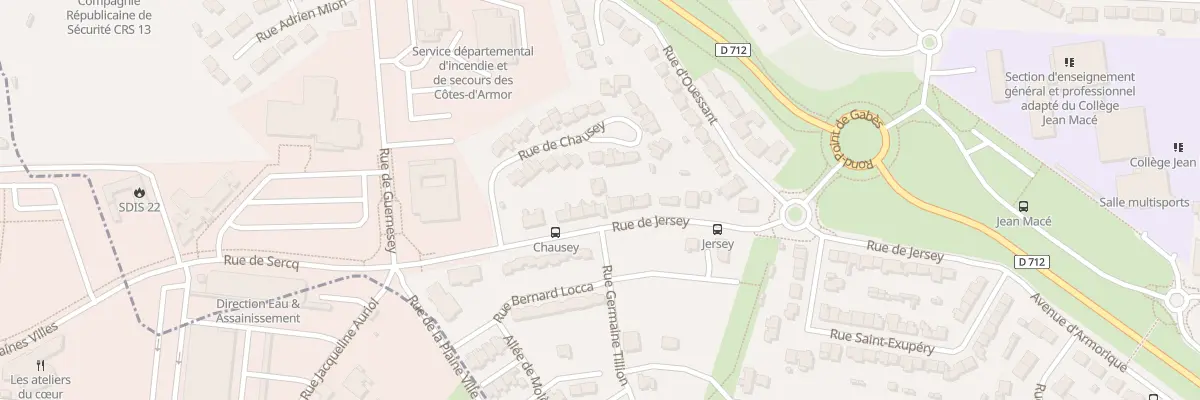 Plan du 136B Rue de Jersey à Saint-Brieuc