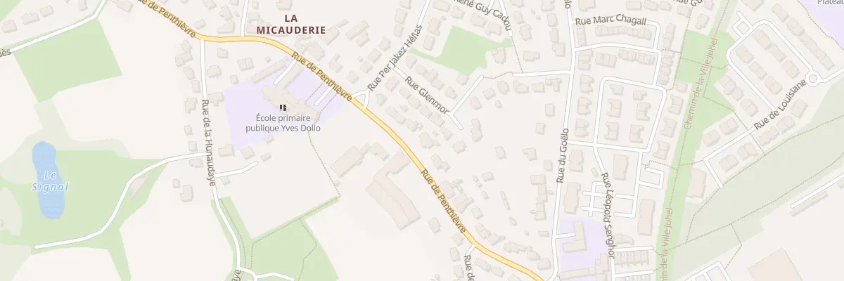 Plan du 30 Rue de Penthièvre à Saint-Brieuc