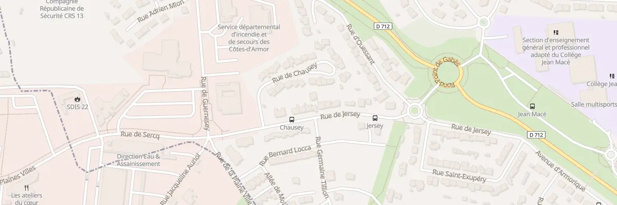 Plan du 138 Rue de Jersey à Saint-Brieuc