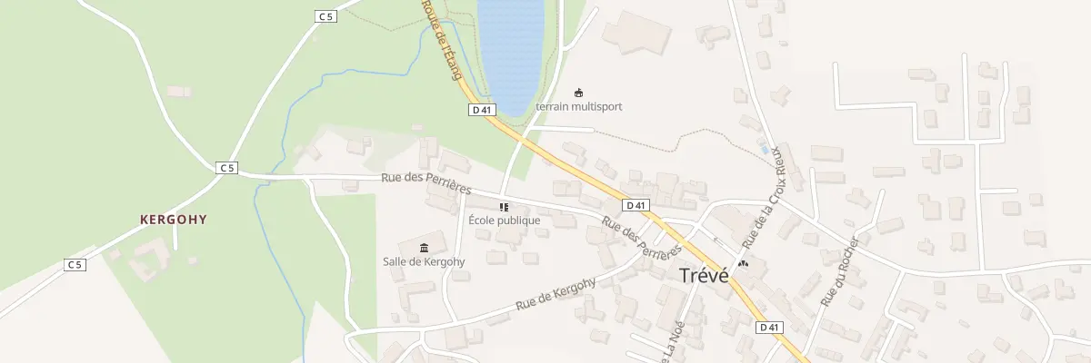 Plan du 4 Rue des Perrières à Trévé