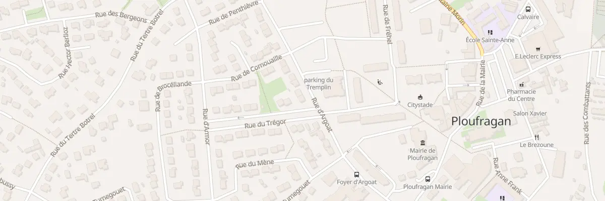 Plan du 20 Rue d’Argoat à Ploufragan