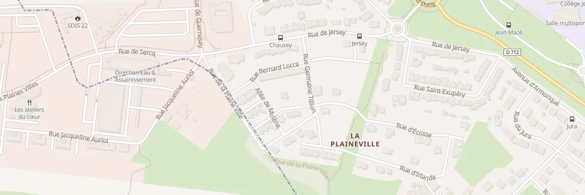Plan du 6 All de Bréhat à Saint-Brieuc