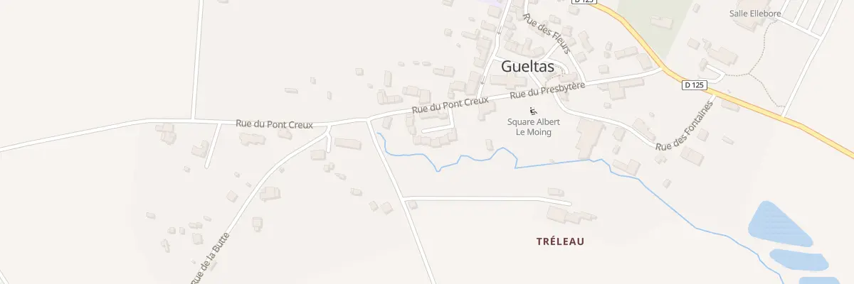 Plan du 7 Cité du Pont Creux à Gueltas