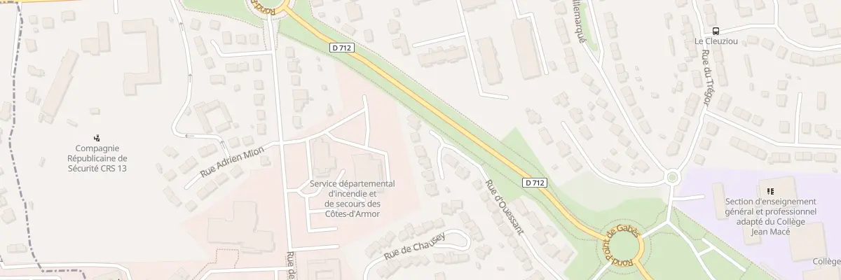Plan du 29 Rue d’Ouessant à Saint-Brieuc