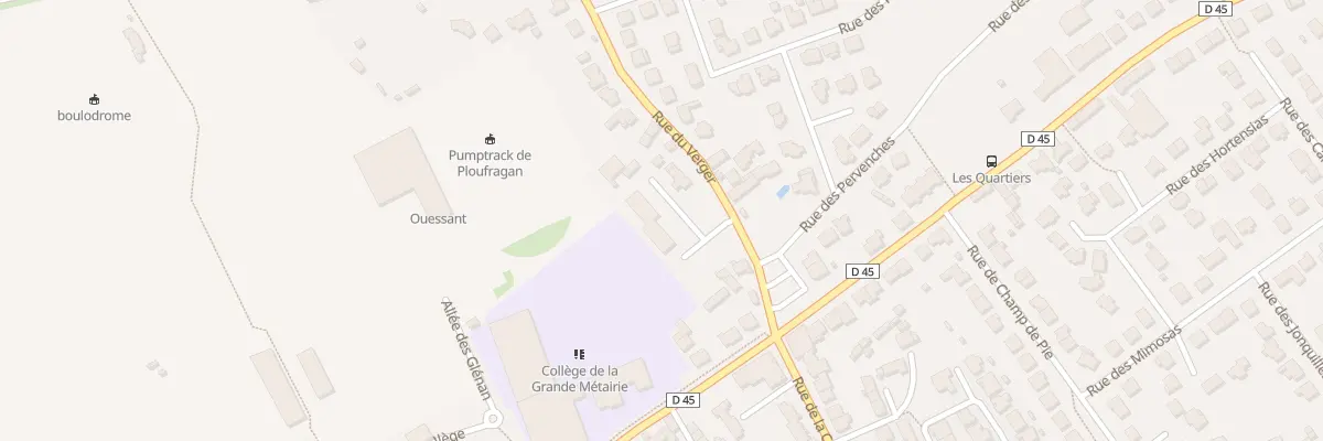 Plan du 9 Rue du Verger à Ploufragan
