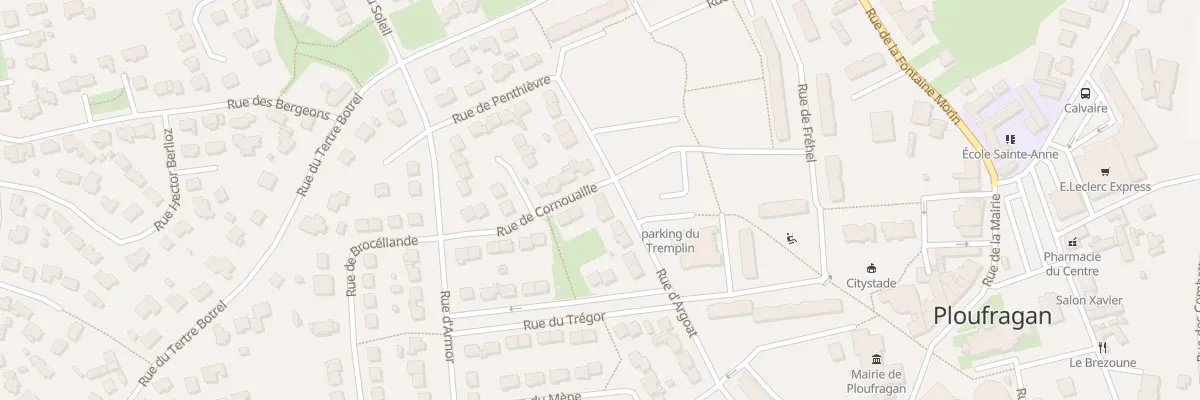 Plan du 10 Rue d’Argoat à Ploufragan