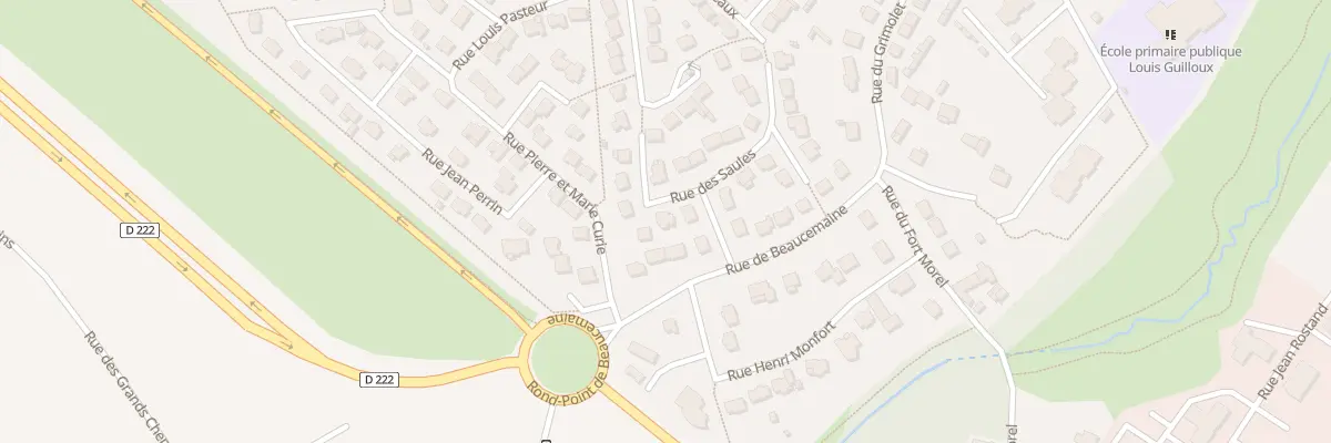 Plan du 1 Rue des Saules à Ploufragan