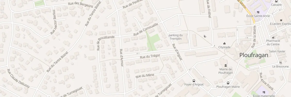 Plan du 6 Rue de Trégor à Ploufragan