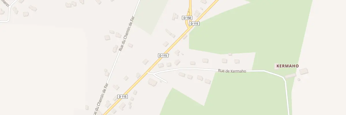 Plan du 5234A Rue de Kermaho à Colpo