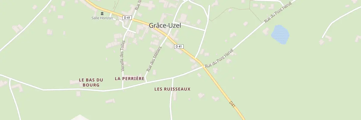 Plan du 16 Rue des Diligences à Grâce-Uzel