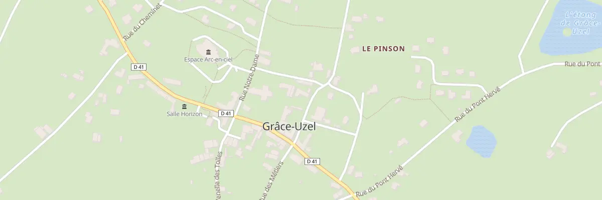 Plan du 9 Rue de la Forge à Grâce-Uzel