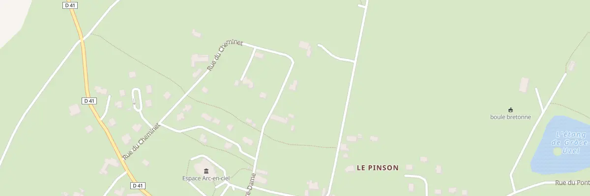 Plan du 6 Rue Notre-dame à Grâce-Uzel