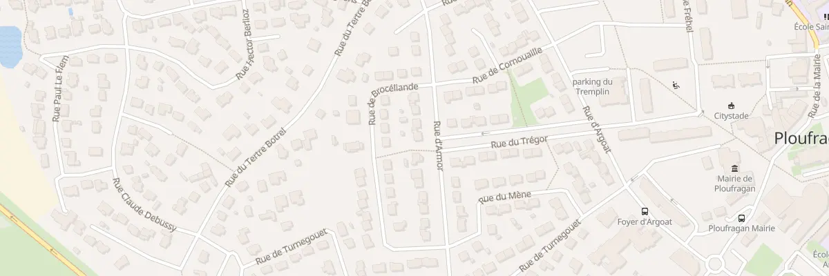 Plan du 12 Rue d’Armor à Ploufragan