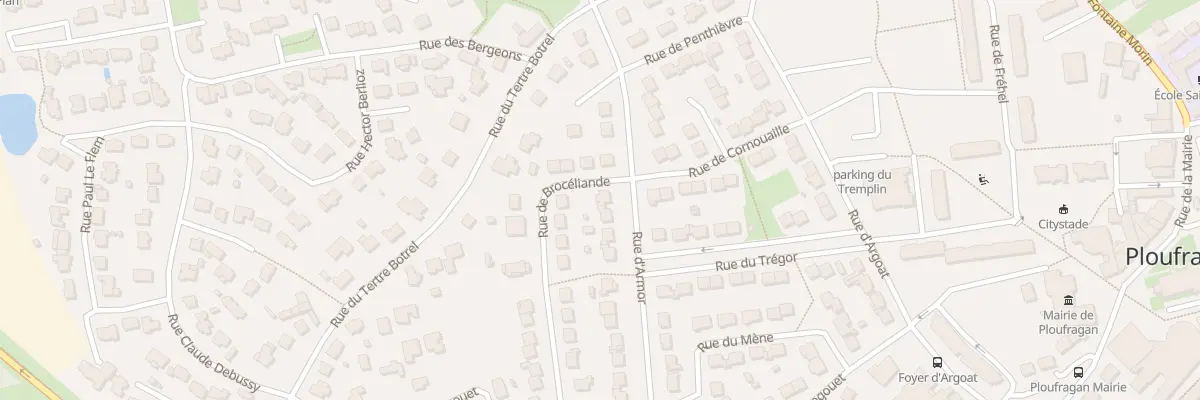 Plan du 6 Rue d’Armor à Ploufragan