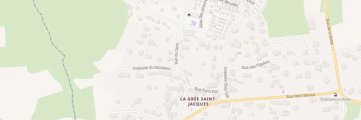 Plan du 7936 Rue du Sens à Sarzeau