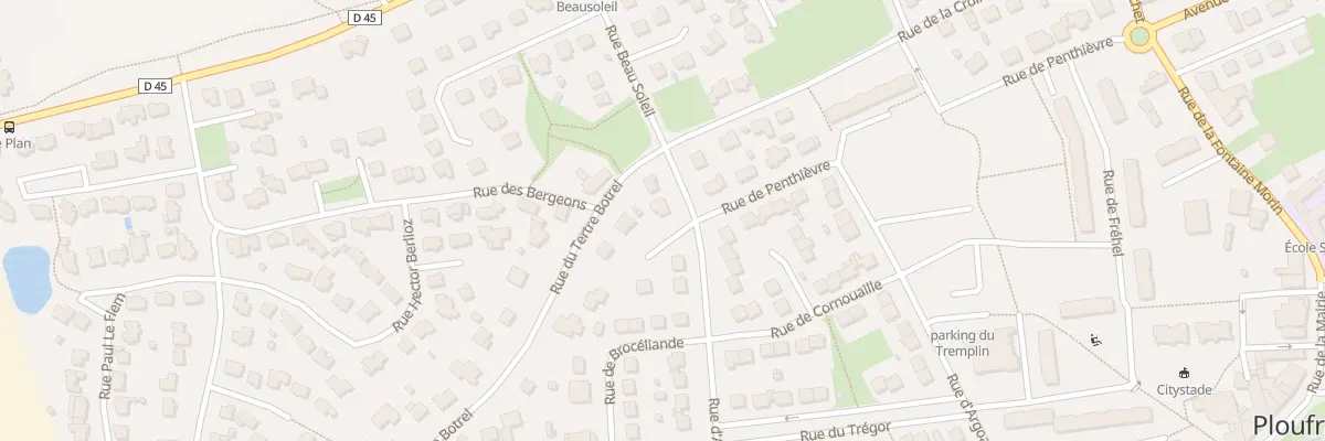 Plan du 2B Rue d’Armor à Ploufragan