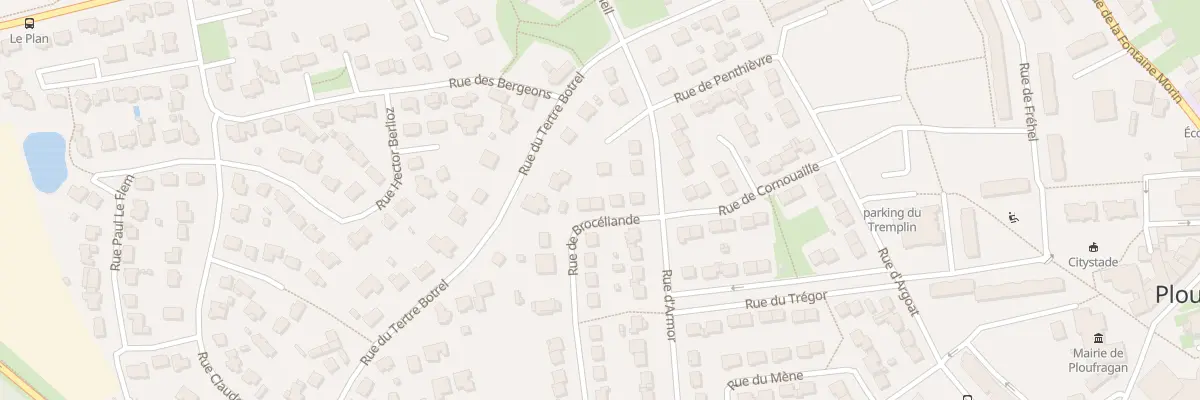 Plan du 27 Rue de Brocéliande à Ploufragan