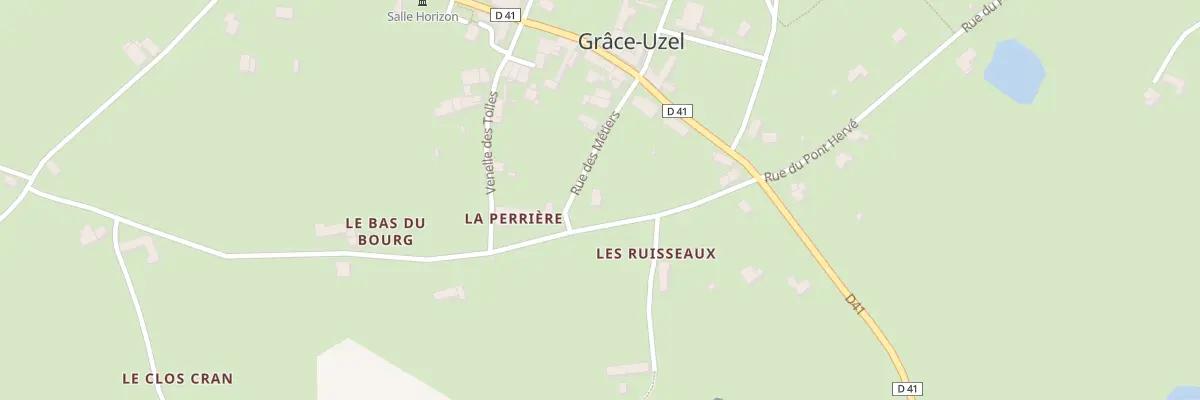 Plan du 5300 Le Bas du Bourg à Grâce-Uzel