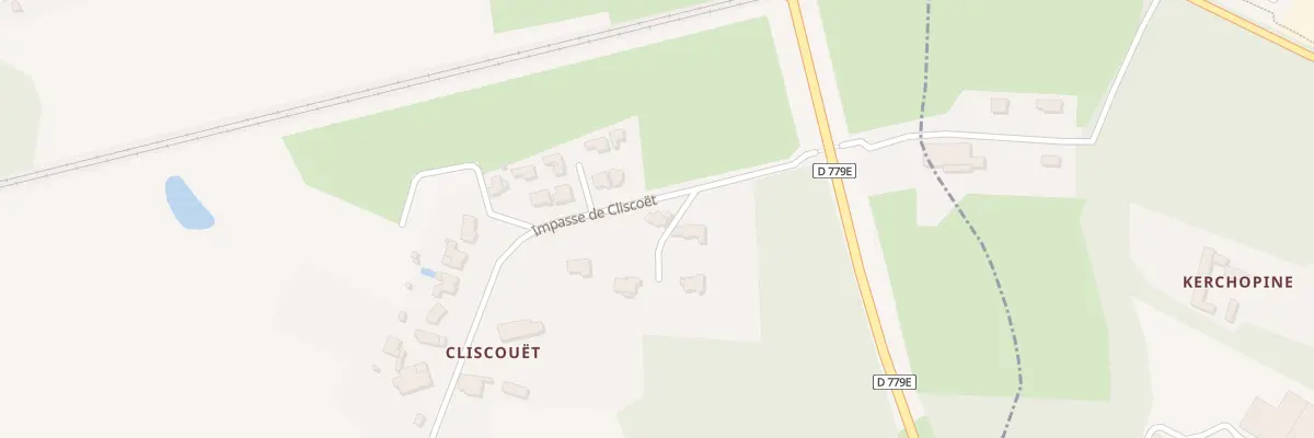 Plan du 24B Imp de Cliscoët à Ploeren