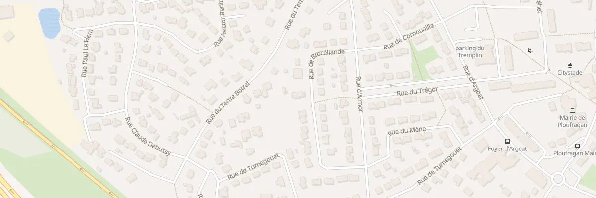 Plan du 23 Rue de Brocéliande à Ploufragan
