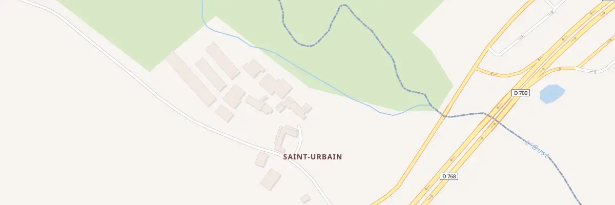 Plan du 5022A Saint Urbain à Saint-Gonnery