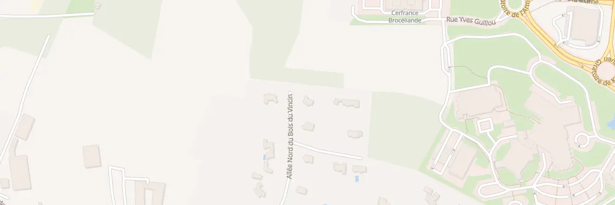 Plan du 6 All Nord du Bois du Vincin à Vannes