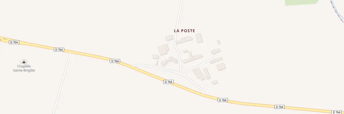 Plan du 103 La Poste à Évellys