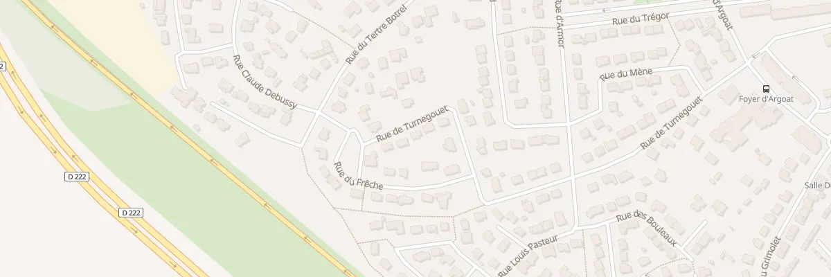 Plan du 33 Rue de Turnegouët à Ploufragan