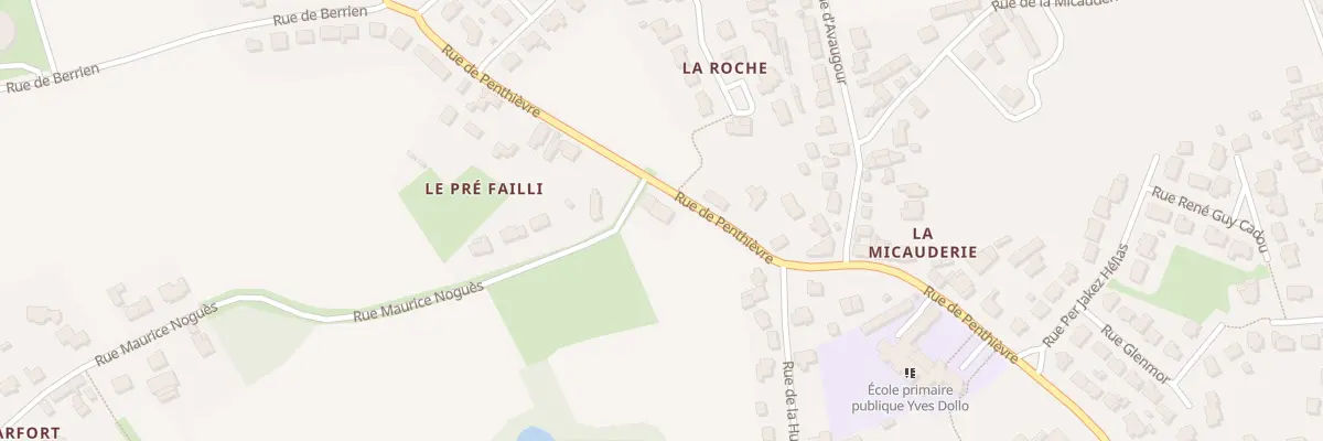 Plan du 59 Rue de Penthièvre à Saint-Brieuc